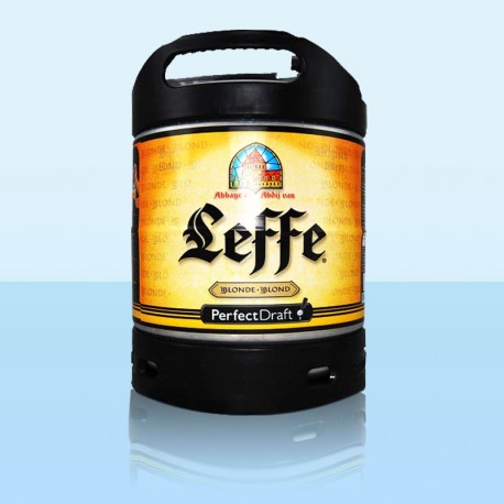 LEFFE Bière blonde 6,6% fût pression 6l pas cher 
